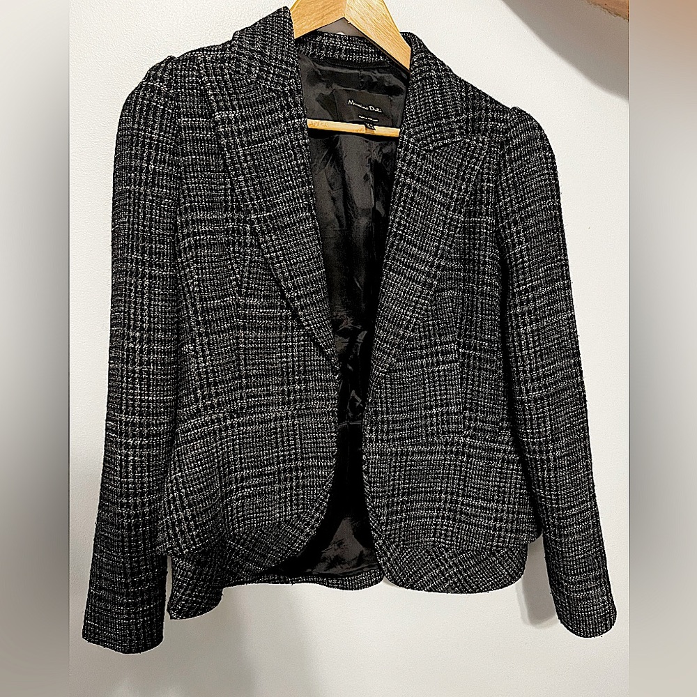 Black and white Blazer Jacket